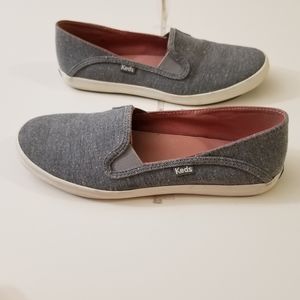 Keds crashback slip on shoes gray